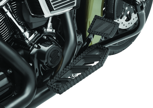 Kuryakyn Riot Brake Pedal Pad FL Models Satin Black - 3575 User 1