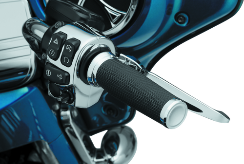 Kuryakyn Thresher Grips Throttle-By-Wire Chrome - 5942 User 1