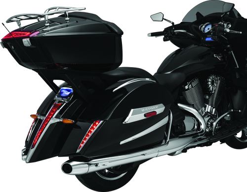 Kuryakyn Multi-Rack Adjustable Trunk Luggage Rack Chrome - 7159 User 1