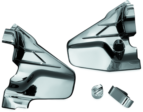 Kuryakyn Louvered Transmission Cover 01-17 Honda GL1800 Chrome - 7366 Photo - Primary