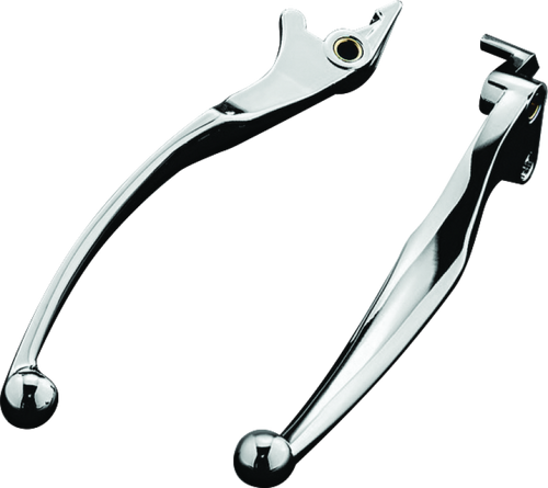 Kuryakyn Wide Style Levers 01-17 Honda GL1800 Chrome - 7435 Photo - Primary