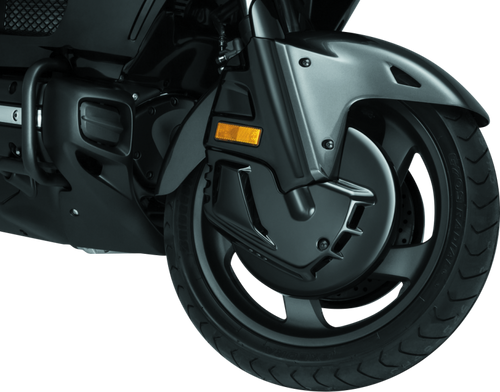 Kuryakyn Brake Rotor Cover Honda 01-17 GL1800 Gloss Black - 7460 User 1