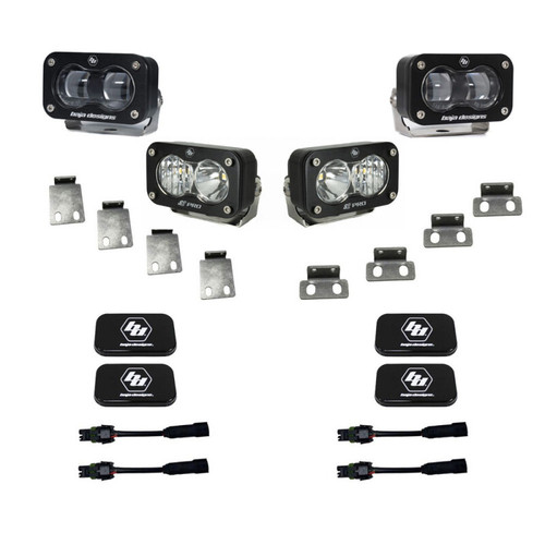 Baja Designs 21+ Ford Raptor S2 SAE Pro Fog Pocket Light Kit - 448182 User 1