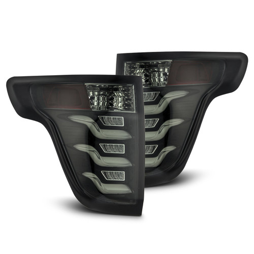 AlphaRex 11-15 Ford Explorer PRO-Series LED Tail Lights Jet Black - 660010 Photo - Primary
