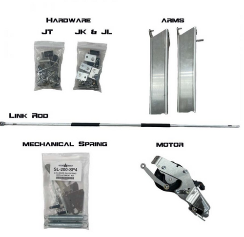 Rock Slide Rebuild Kit for Gen2 Step Sliders - JL 4DR DRVR - REBUILD20-079 User 1