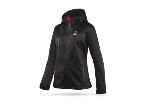 Akrapovic Womens Corpo Softshell Jacket Black - S - 802088 User 1