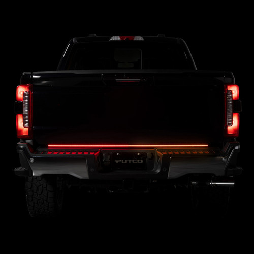 Putco 22-24 Ford F-150 Lightning 60In Freedom Blade Tailgate Bars - 760060-18 Photo - lifestyle view