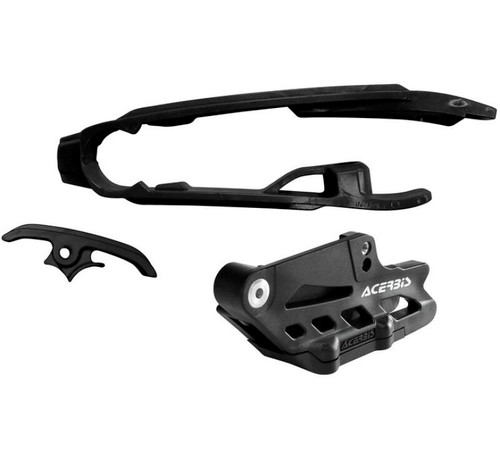 Acerbis 16-22 KTM 125-450 SX/SX-F/XC-F/ Husq 125-250/ 21-23 GasGas Chain Guide/Slider Kit - Black - 2462630001 Photo - Primary
