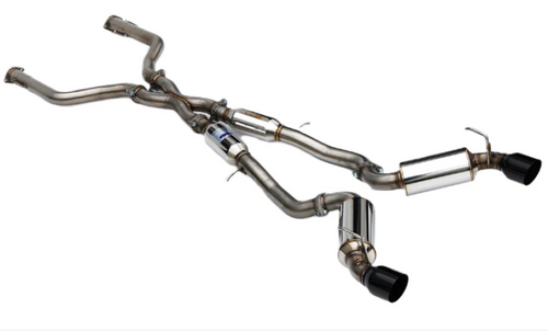 Invidia 2022+ Nissan Z 70mm N1 Cat Back Exhaust - Black Tips - HS22N4Z7GD1SBL User 1