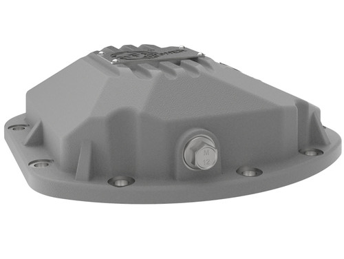 aFe 97-18 Jeep Wrangler TJ/JK Dana 30 Street Series Differential Cover w/ Machined Fins - Raw - 46-71130A Photo - Unmounted