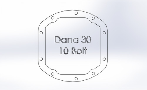 aFe 97-18 Jeep Wrangler TJ/JK Dana 30 Street Series Diff Cover w/ Machined Fins & Gear Oil - Black - 46-71131B Photo - Unmounted