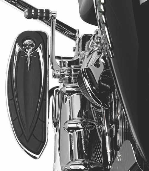 Kuryakyn Floorboard Relocator Brackets 17-23 Touring Chrome - 4588 User 1