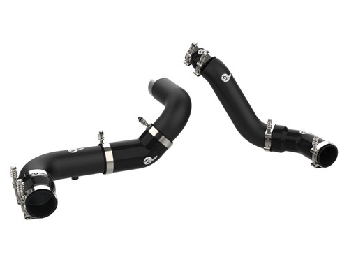 aFe 16-19 RAM 1500 V6 3.0L (TD) BladeRunner 3in Aluminum Hot & Cold Charge Pipe Kit - Black - 46-20494-B Photo - Primary