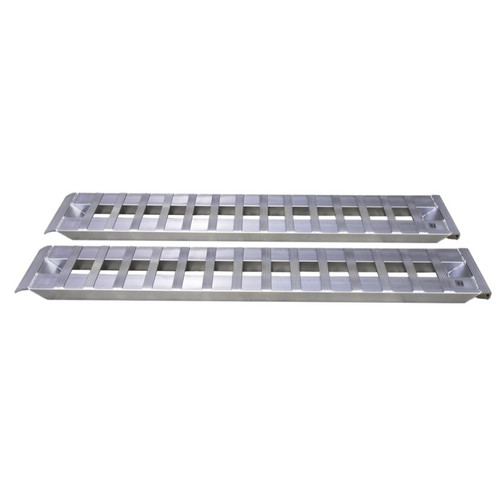 Gen-Y Heavy-Duty 7ft Aluminum Loading Ramps 14in x 84in 3K Capacity Per Ramp - Pair - GH-16084 User 1