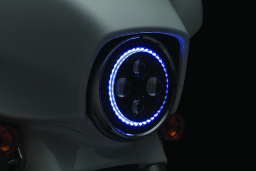 Kuryakyn Orbit Vision 7inch Led Headlight - 2460 User 1