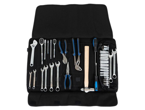 PRP 35pc Can-Am Roll Up Tool bag Tool kit - Black - E112 Photo - Close Up