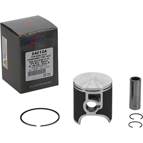 Vertex Piston 03-24 KTM 85 SX 85cc Cast Replica Piston Kit - 24212A Photo - Primary