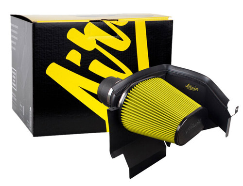 Airaid 11-22 Dodge Challenger/Charger  / Chrysler 300 3.6L V6 Intake Kit w/ Yellow Filter - 355-210 Photo - out of package
