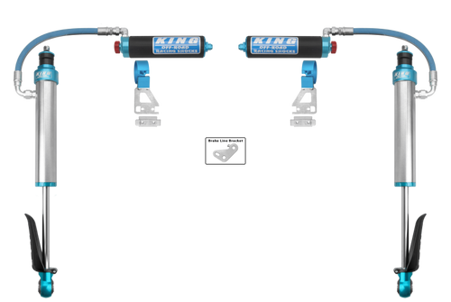 King Shocks 2024+ Toyota Tacoma 2.5 Dia Remote Reservoir Shock w/Adjuster (Pair) - Rear - 25001-409A Photo - Primary