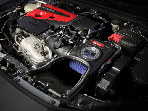 aFe 23-24 Honda Civic Type R Takeda Momentum Cold Air Intake System w/ Pro 5R Filter - 56-70062R Photo - Mounted
