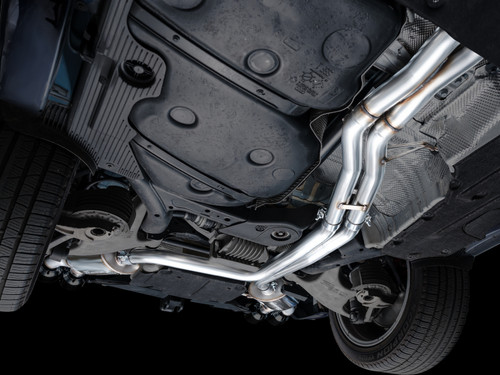 AWE Tuning 2022+ Porsche Macan 2.9TT Touring Edition Catback Exhaust w/ Diamond Black Tips - 3015-43952 Photo - Mounted