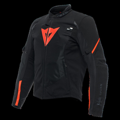 Dainese Smart Jacket Long Sleeve Sportblack/Fluorescent-Red Size - 52 - 201D20040-628-52 Photo - Primary