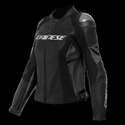Dainese Racing 4 Lady Leather Jacket Perforated Black/Black Size - 44 - 202533849-631-44 Photo - Primary