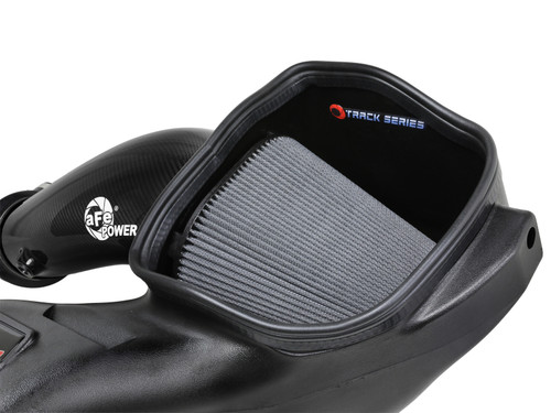aFe 23-24 Ford F150 Raptor R V8 5.2L Supercharged Track Series Air Intake w/ PDS Filter - 57-10030D Photo - Unmounted
