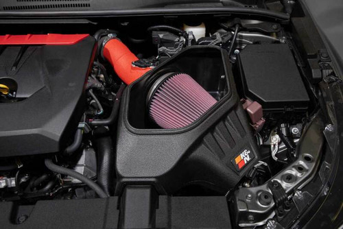 K&N 2023+ Toyota GR Corolla L3 1.6L Typhoon Performance Air Intake System - 69-8625TWR Photo - Mounted