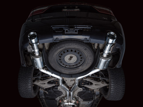 AWE Tuning 11-24 Dodge Durango 5.7L Touring Edition Exhaust w/ Chrome Silver Tips - 3015-32575 Photo - Mounted