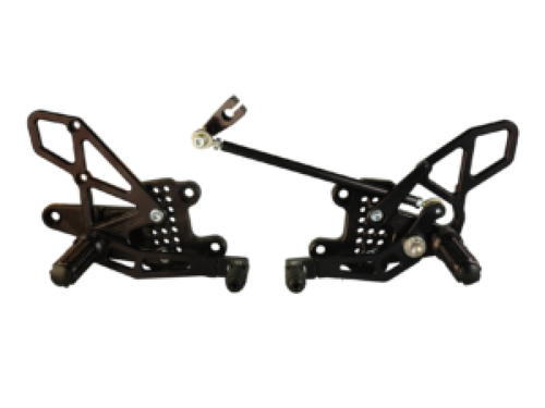 Vortex Racing 08-16 Honda CBR1000 RR Adjustable Rearsets- Black - RS273K Photo - Primary