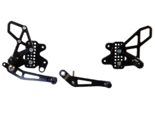Vortex Racing 11-23 Suzuki GSX-R600,GSX-R750 Rear Set- Black - RS582K Photo - Primary