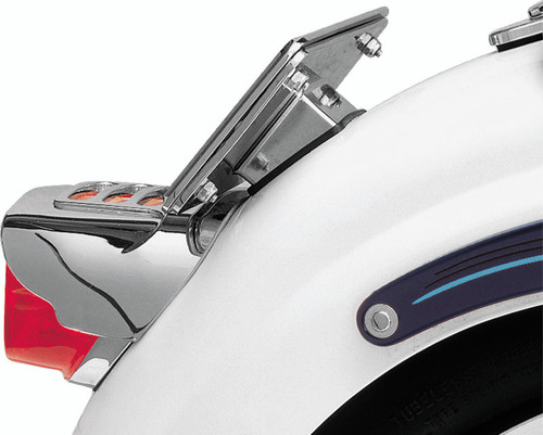 Kuryakyn Universal Laydown License Holder Chrome - 9165 User 1