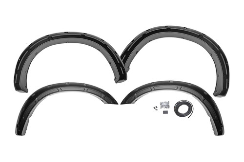 Rough Country-Fender Flares | Defender | PGW Timerline Green | Ram 2500 2WD/4WD (2020-2024)