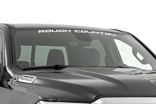 Rough Country-Rough Country Decal | 2 Inch x 27 Inch | White