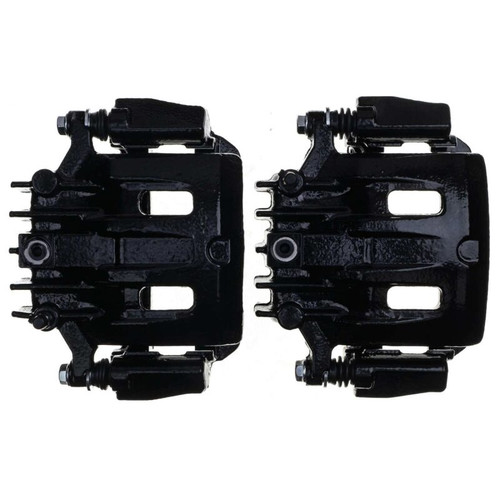 Power Stop 00-05 Ford Excursion Rear Black Caliper - Pair w/Bracket - S4752BLK Photo - out of package