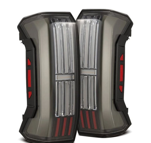 AlphaRex 22-24 Toyota Tundra NOVA-Series Prismatic LED Tail Lights - Black - 673000 Photo - Primary