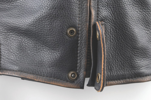 Kuryakyn Leather By River Road Dame Vintage Leather Jacket Black Womens - Small - 094388 User 3