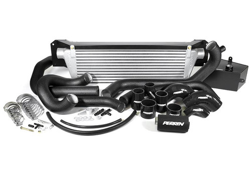 PERRIN 15-21 Subaru STI Front Mount Intercooler Boost Tubes + Hardware - Black Tubes - PSP-ITR-438-2BK/BK Photo - Primary