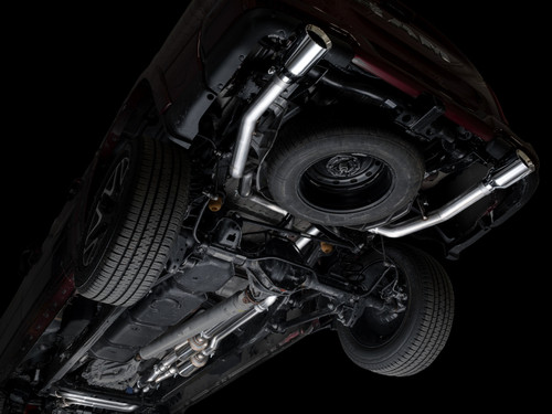 AWE 25+ RAM 1500 3.0TT 0FG Catback Touring Exhaust - Chrome Silver Tips - 3015-32530 Photo - Mounted