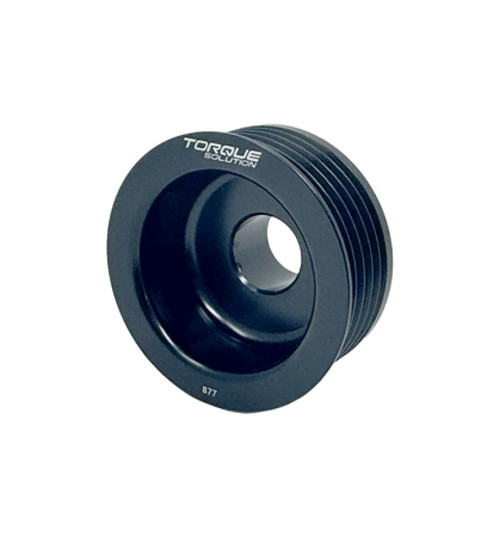 Torque Solution Lightweight Alternator Pulley (Black): Subaru EJ WRX 02-05 / STI 04-06 - TS-SU-877 User 1