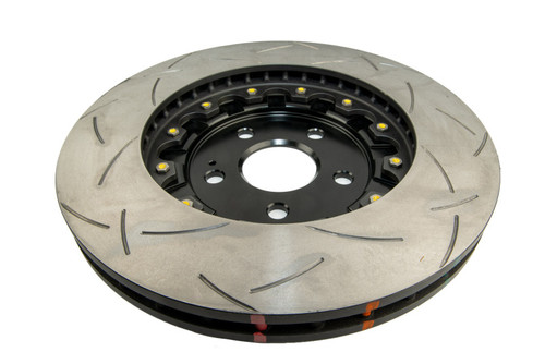 DBA 11-15 Jeep Grand Cherokee Front T3 5000 Series Slotted Rotor w/ Black Hat 380mm - DBA52632BLKS Photo - Close Up