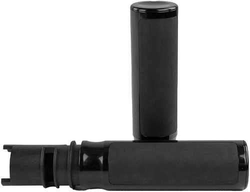 Bikers Choice 23-Up Touring Black Billet Cushioned Grips - 485811 User 1