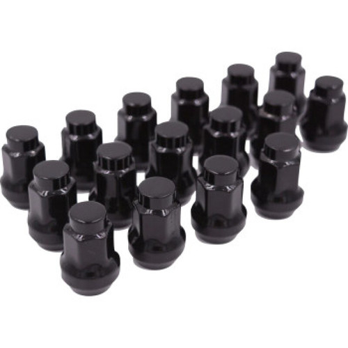 Raceline Conical Lug Nuts - 3/8in-24 - 16 Pack - Black - RLUG-BX13B User 1