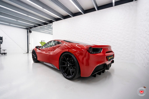 Vossen x Novitec NF10 21x9 ET:35 Gloss Black Ferrari 488 / F8 Front Wheel - F-AFP-40-F01-C25 Photo - Primary