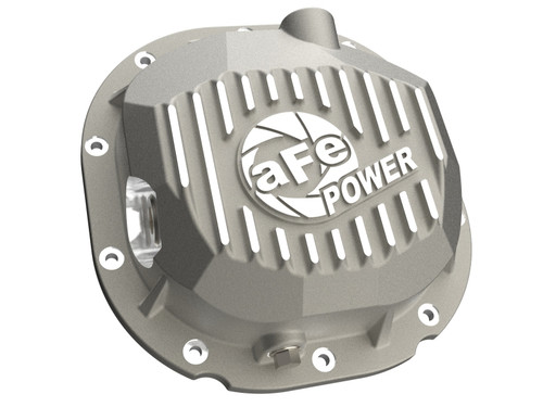 aFe 90-14 Ford F-150 Rear Differential Cover - Raw w/ Machined Fins - 46-71410A Photo - Unmounted