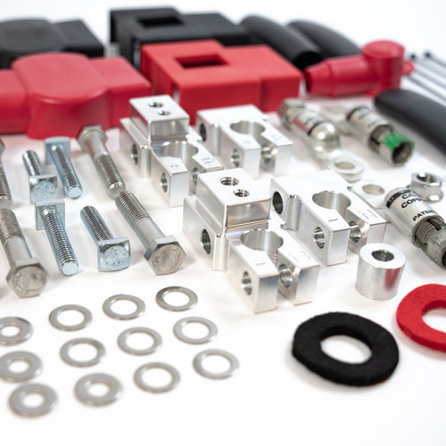 SDHQ - '20-22 Ford Super Duty (F250/F350/F450) SDHQ Built Billet Battery Terminal Kit - SDHQ-11-3003-G4-20