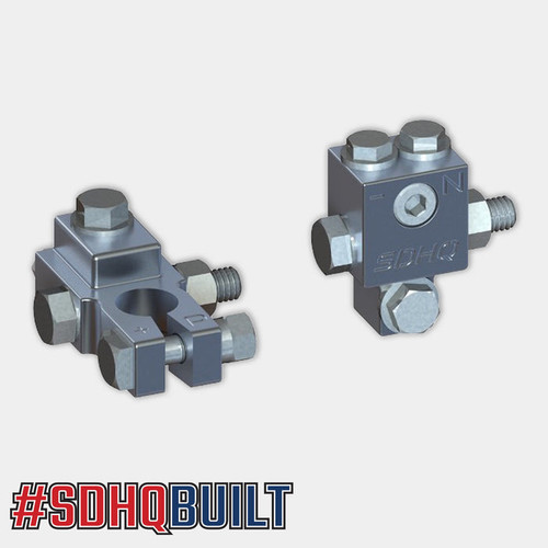 SDHQ - '21-23 Ford Raptor SDHQ Built Billet Battery Terminal Kit - SDHQ-13-3003-G14