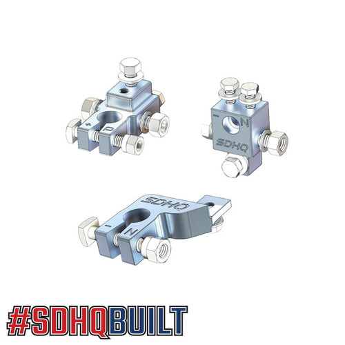 SDHQ - 2018-2023 Jeep JL/JT (3.6L & 2.0L) SDHQ Built Billet Battery Terminal Kit - SDHQ-23-3003-JL