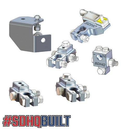 SDHQ - '19-23 Ram 2500/3500 Complete Billet Battery Terminal and Distribution Kit - SDHQ-31-3003-G5